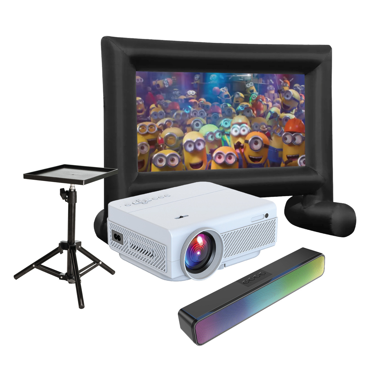 Laser 1080P Outdoor Cinema Bundle 144 Inch - Image 4