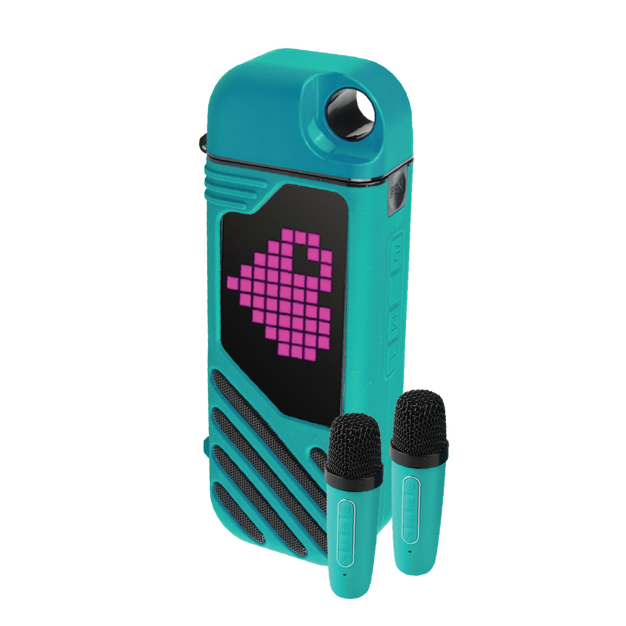 Laser LED Karaoke with 2 Mics Aquatic Awe - Image 1