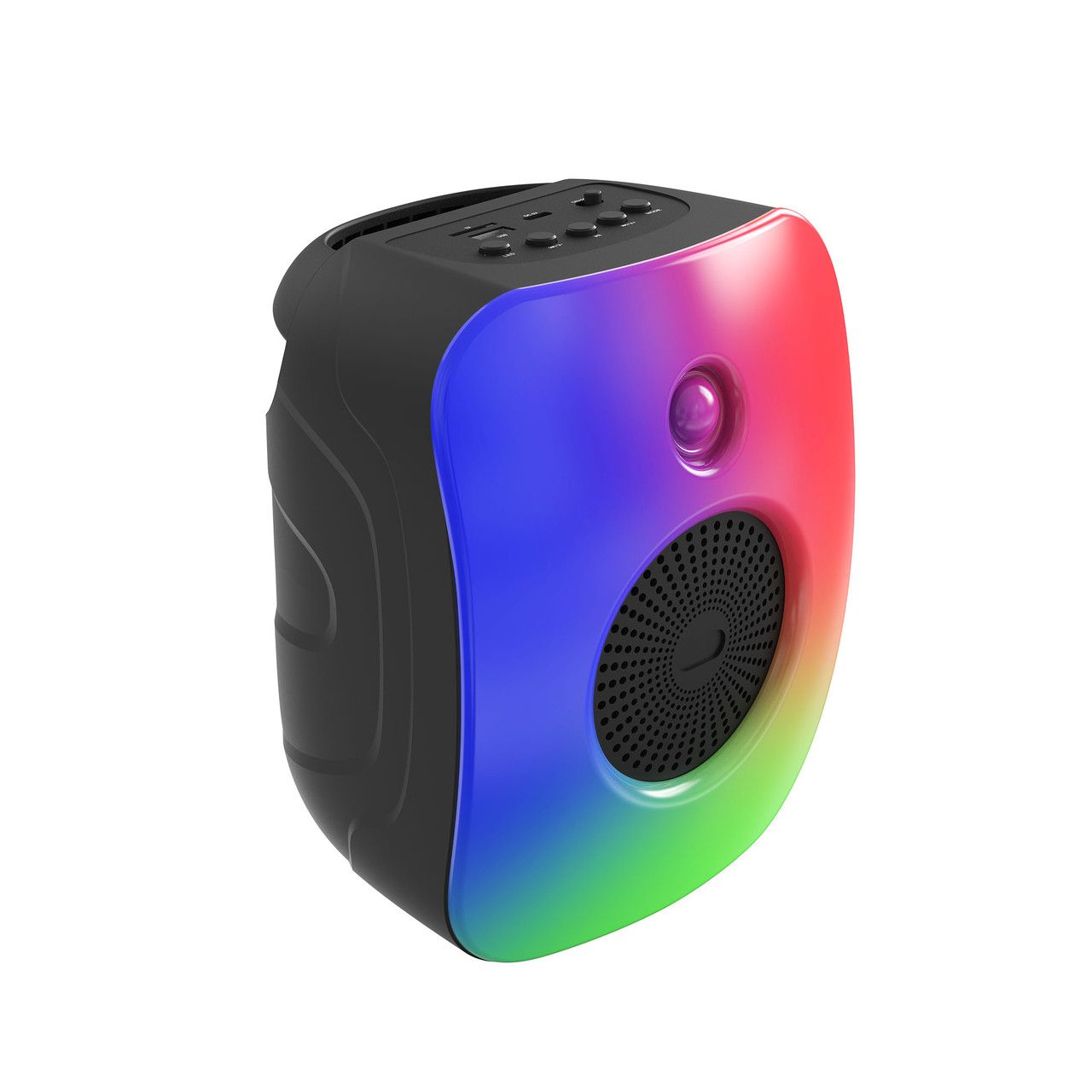 Laser RGB Mini Party Speaker Black - Image 1