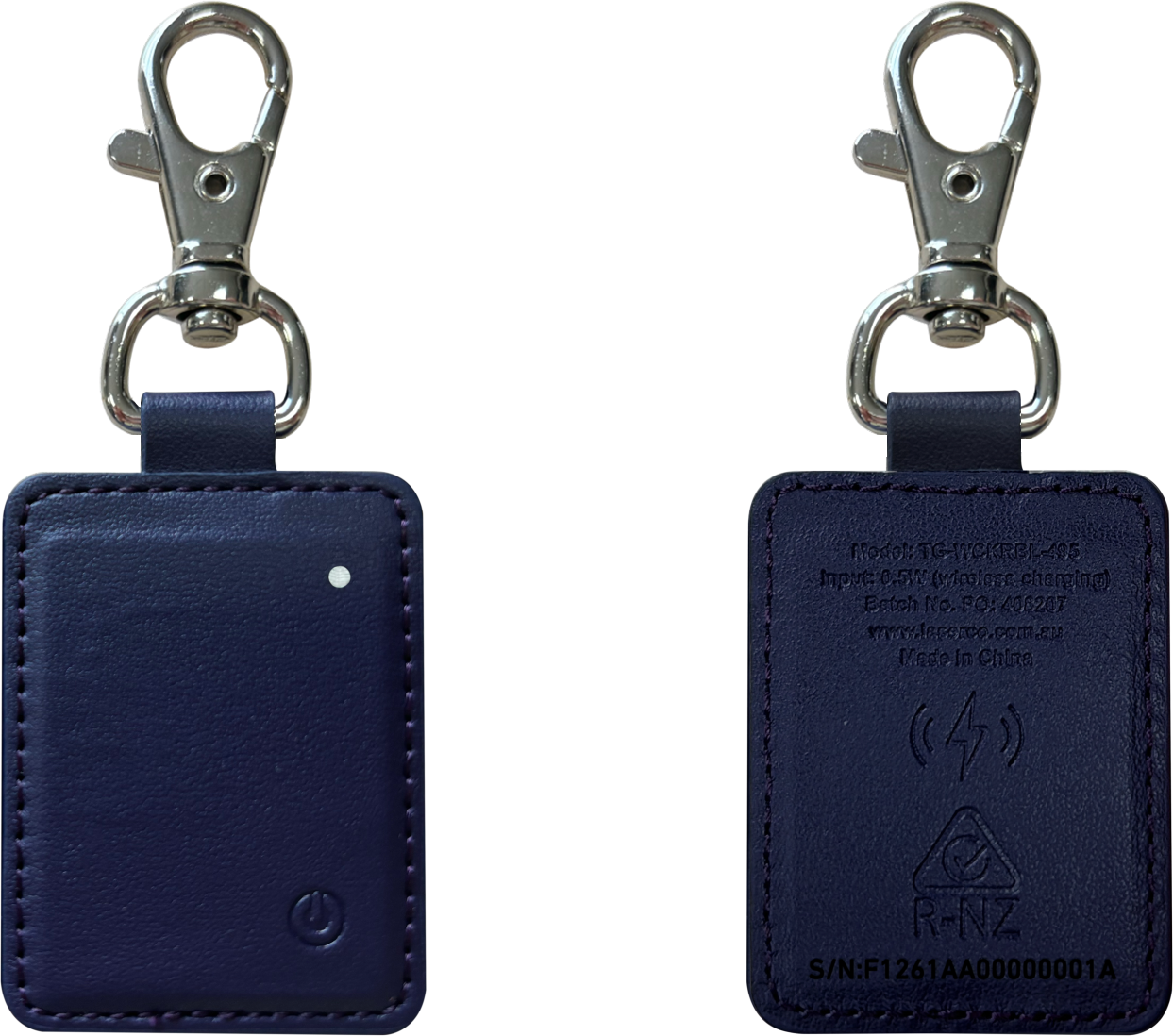 Laser Mini Smart Tag with Wireless Charging Navy Blue - Image 8
