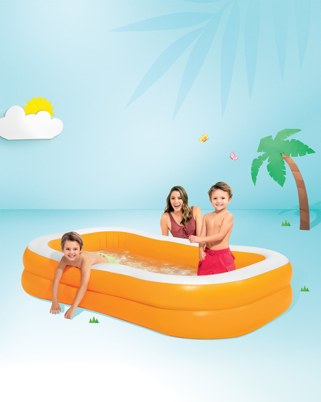 Intex Swim Center Mandarin Inflatable Family Pool 57181 - Image 3