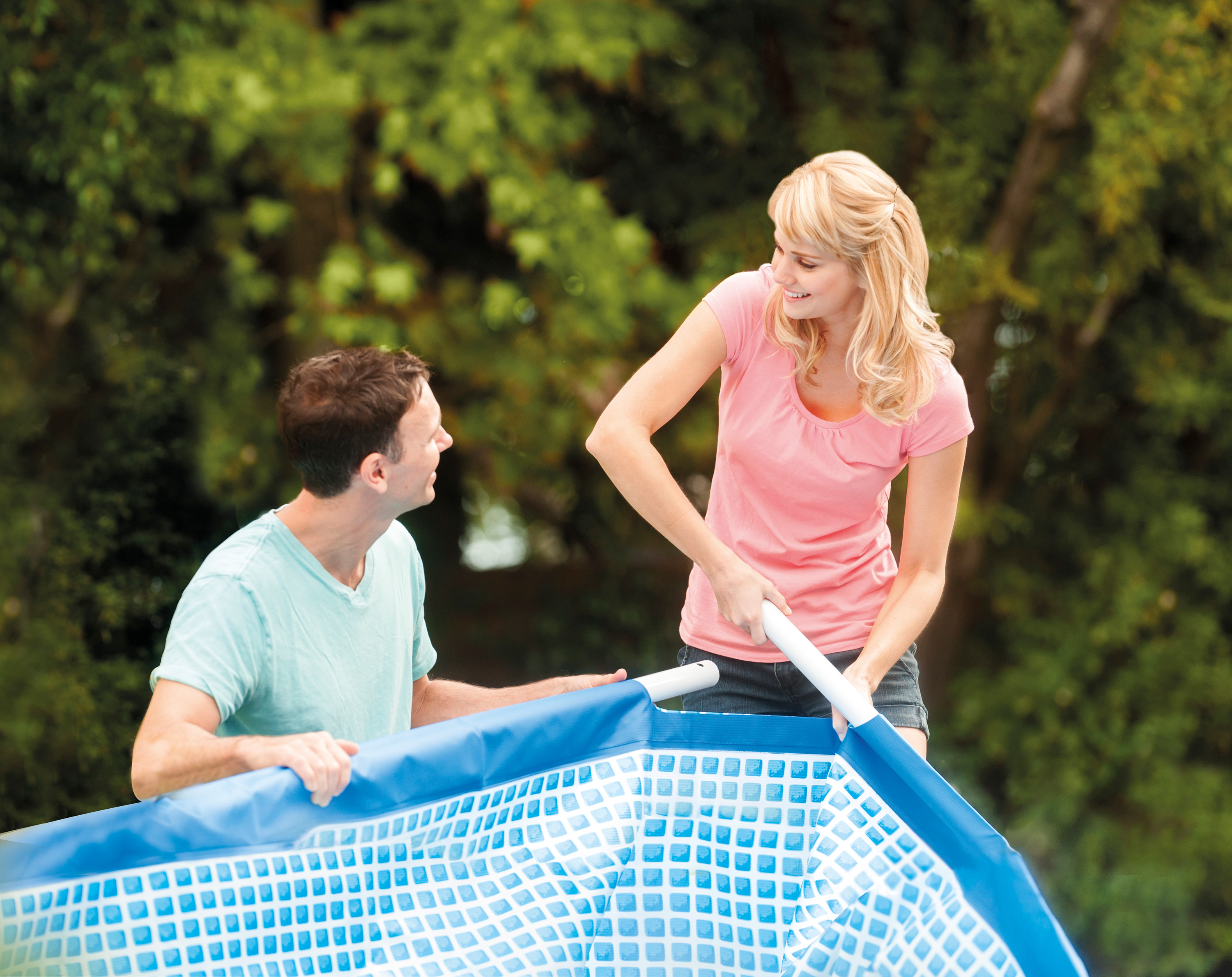 Intex Rectangular Frame Pool 4.5m X 2.2m X 0.84m with Filter/Pump 28274 - Image 6
