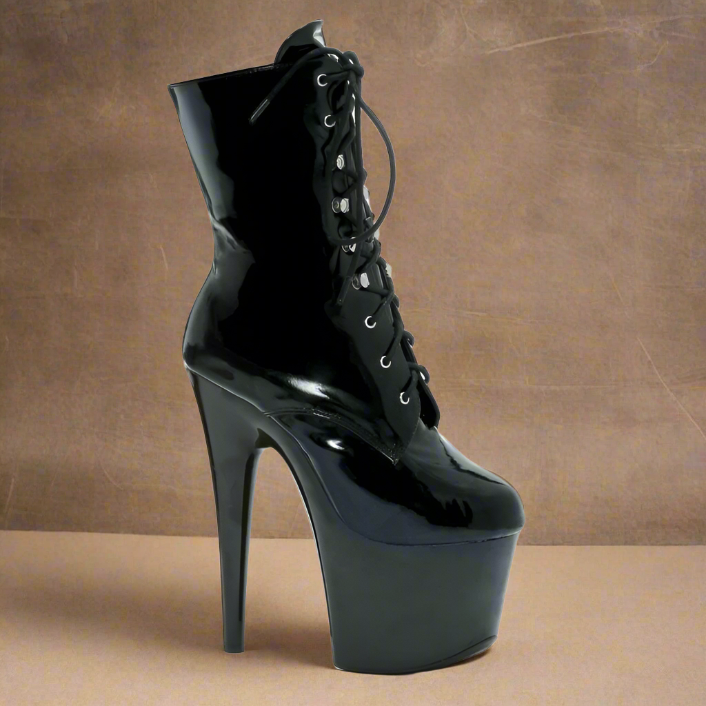Ellie Shoes Ankle Boots W Inner Zipper Black 7In - Black - 9 - Image 2
