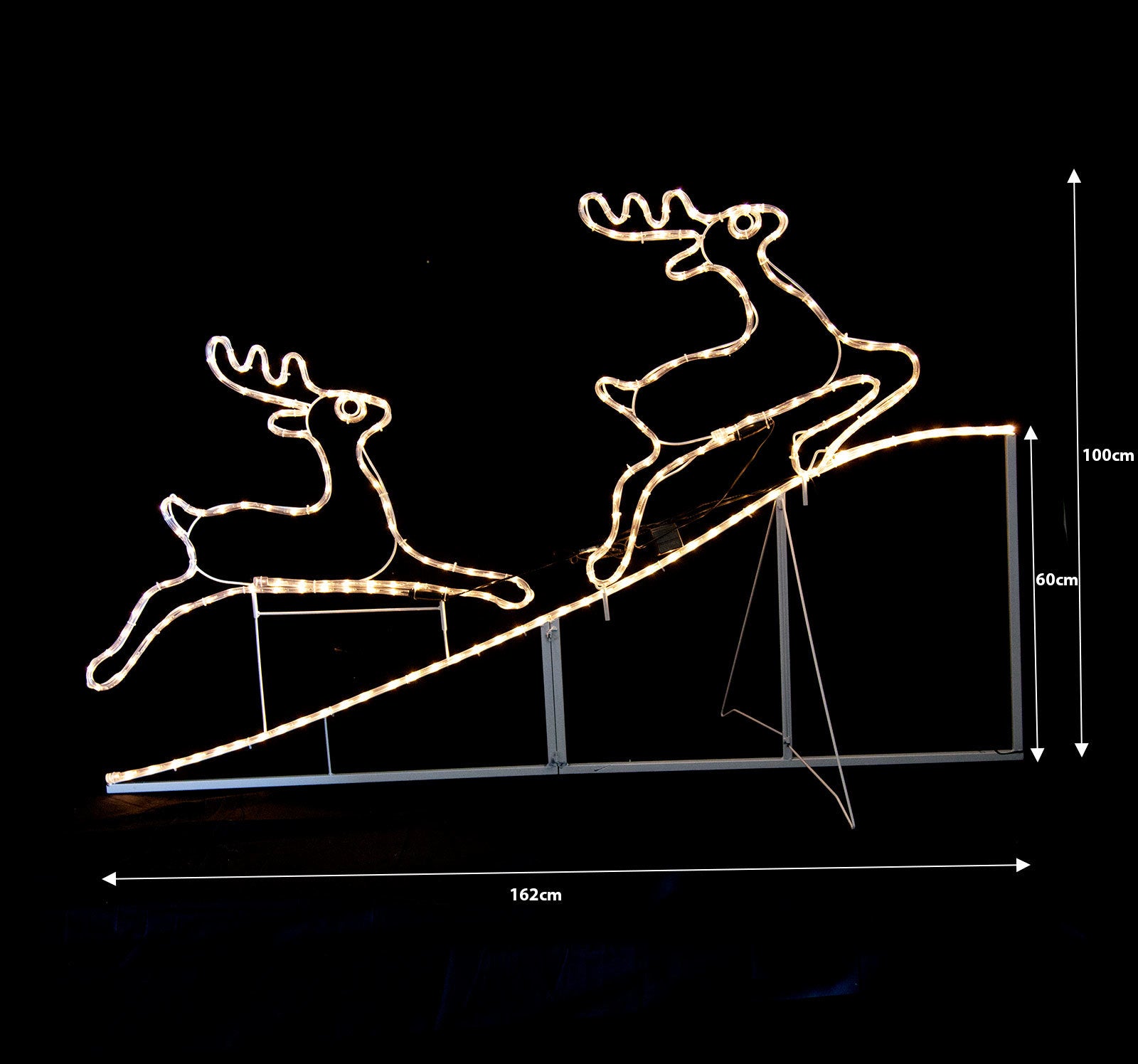 Samland Animated Running up Reindeer Rope Light for Christmas Decoration - Image 3