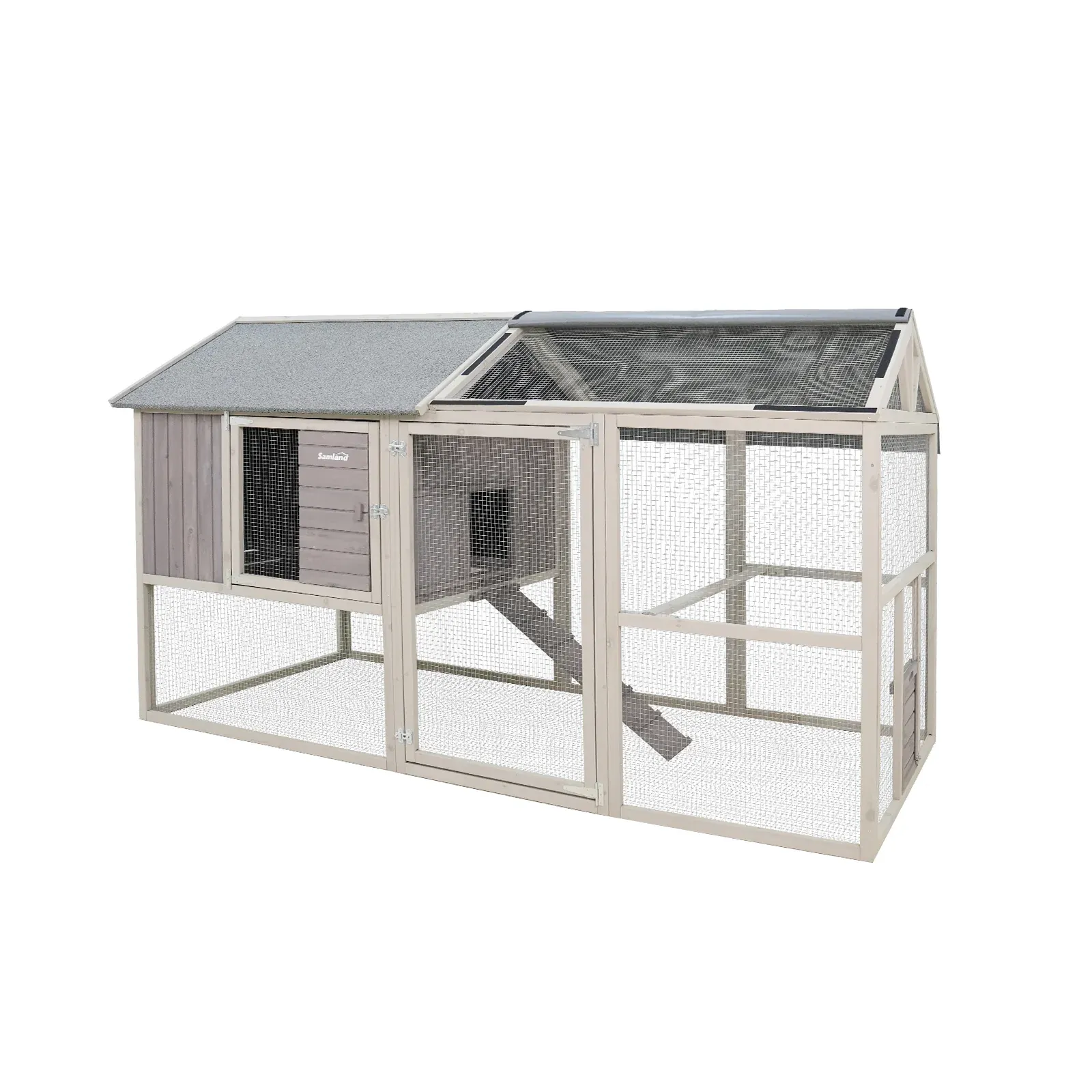 Removable Waterproof Roof Cover for Samland Large Wooden Backyard Chicken Coop DCN2512 - Image 2