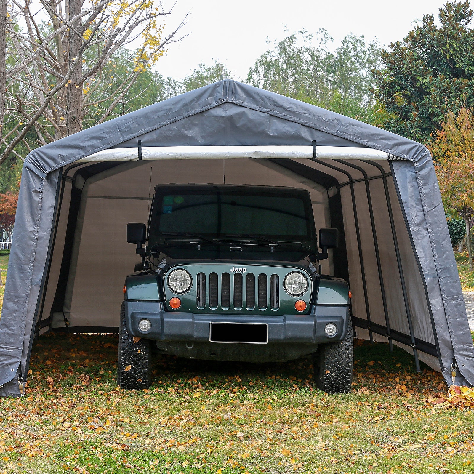 Samland Replacement Cover Kit for Portable Carport Garage Shelter in Size 12X20FT - Image 2