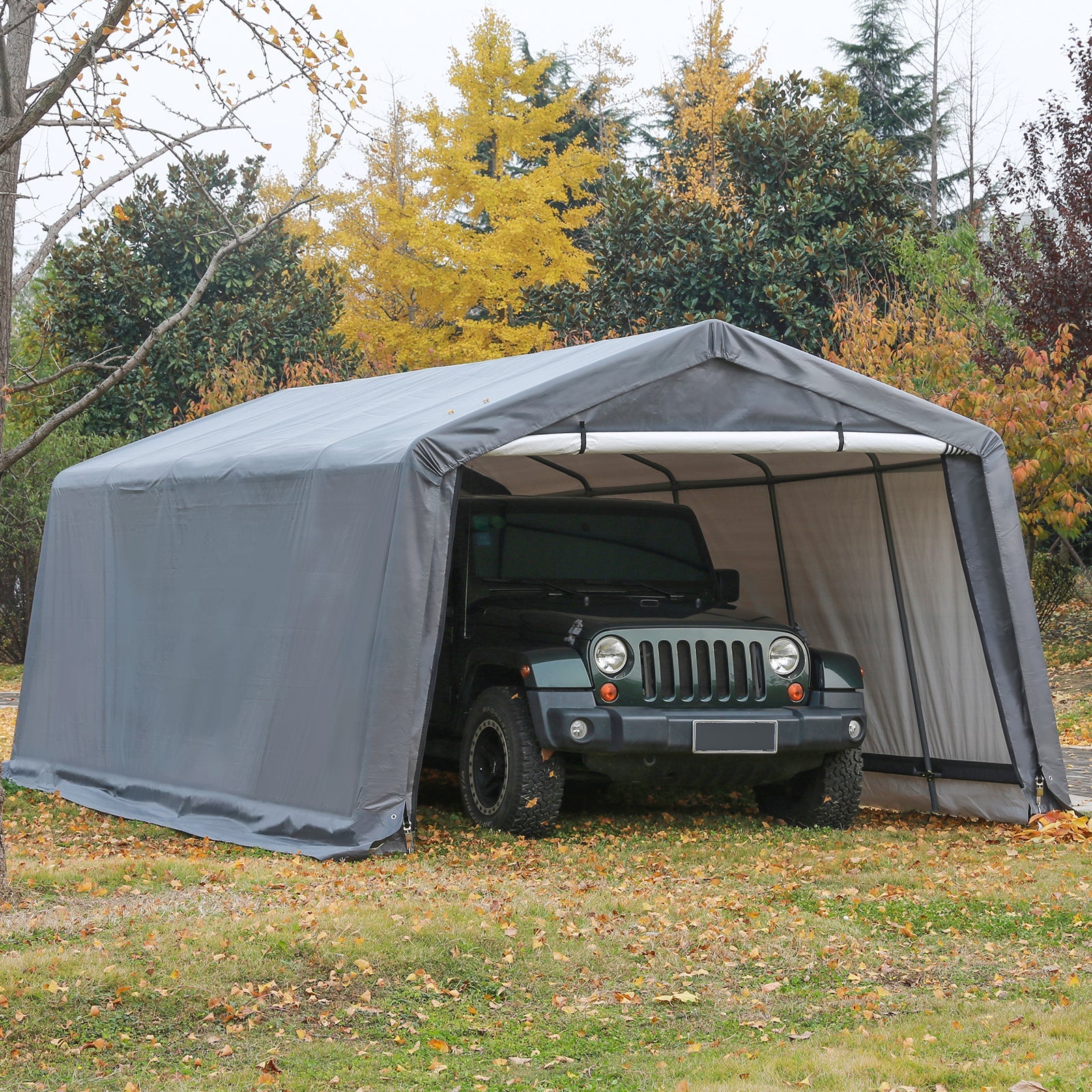 Samland Replacement Cover Kit for Portable Carport Garage Shelter in Size 12X20FT - Image 3