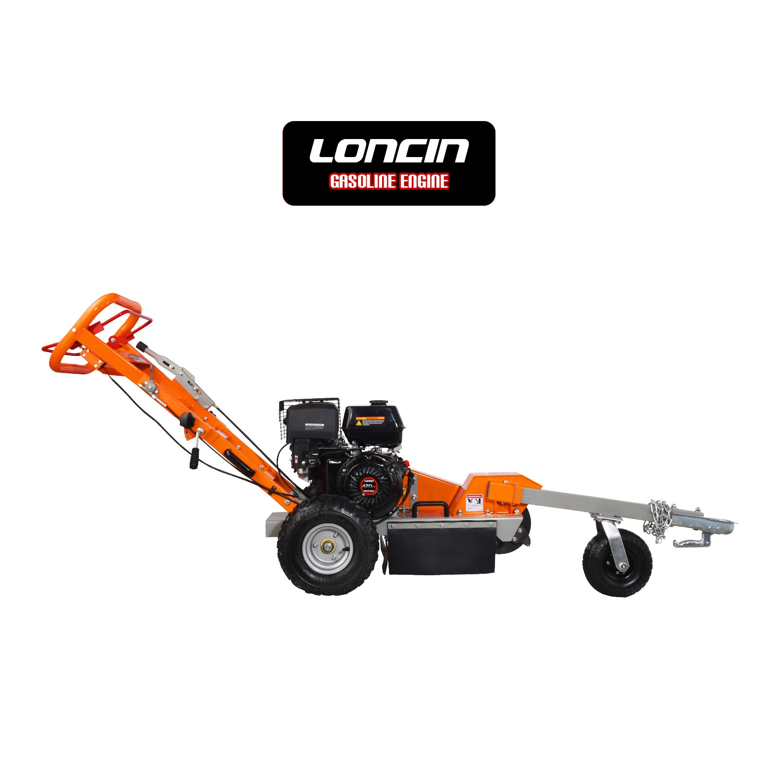 Samland 15HP COMMERCIAL PETROL TREE STUMP GRINDER WITH LONCIN G420F ENGINE - Image 1
