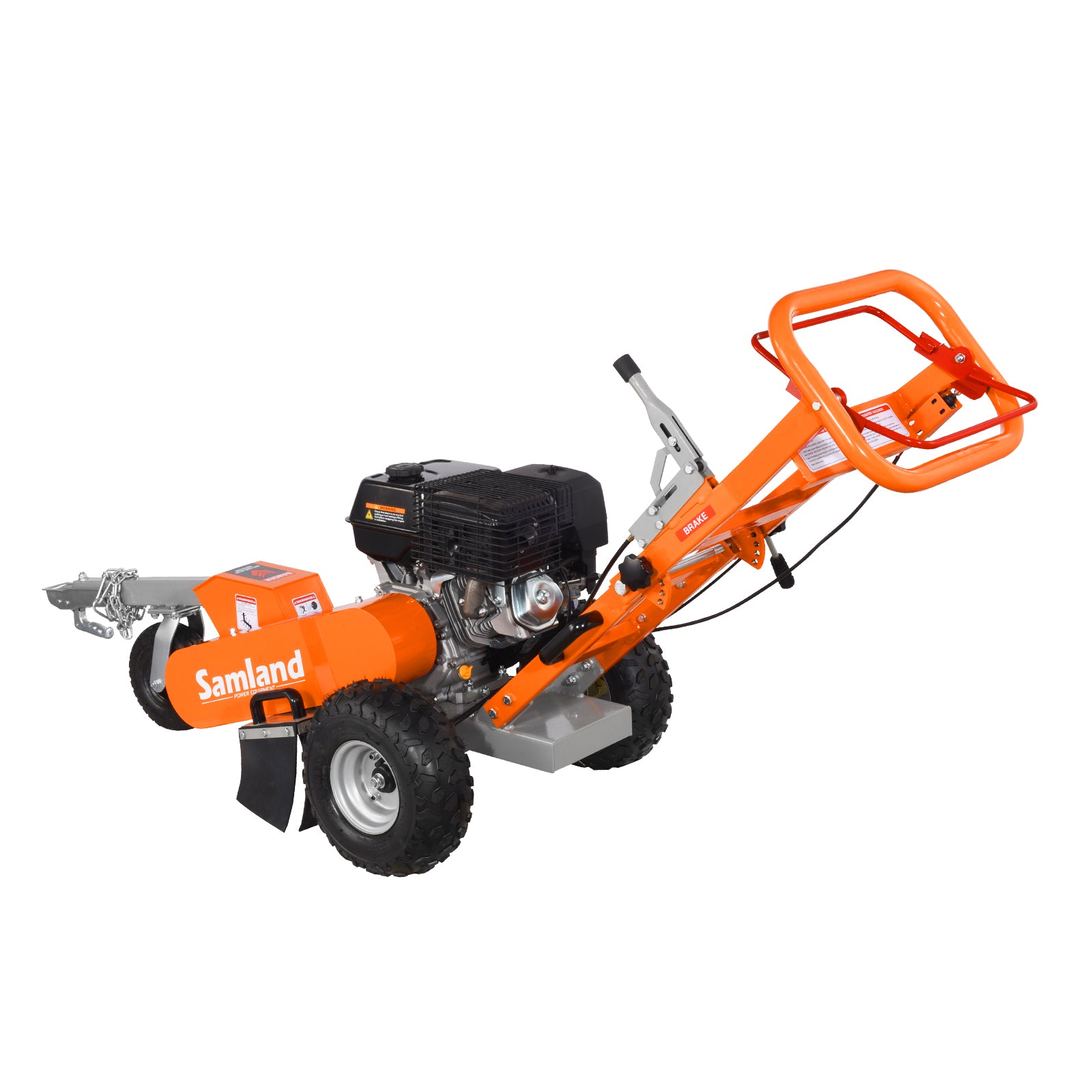 Samland 15HP COMMERCIAL PETROL TREE STUMP GRINDER WITH LONCIN G420F ENGINE - Image 2