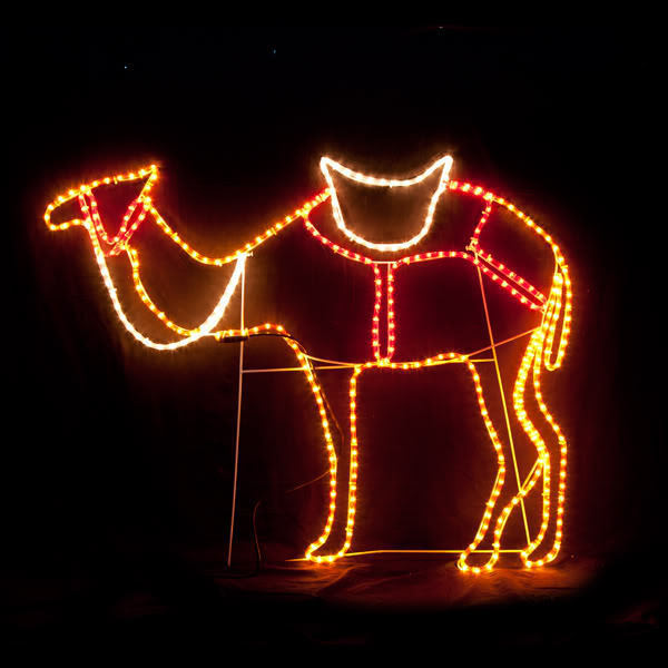 Samland Wise Men'S Camel Led Christmas Motif Rope Light Nativity - Image 1