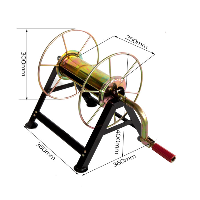 Samland GALVANISED STEEL HOSE REEL FOR SPRAYER HOSE UP TO 100M CAPACITY - Image 3