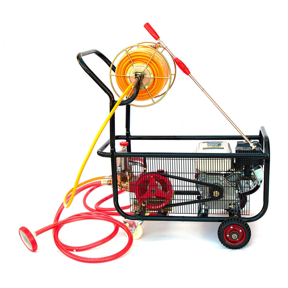 Samland 5.5HP WEED OR PEST CONTROL SPRAYING SYSTEM WITH PISTON PUMP 50M SPRAYER HOSE REEL - Image 2