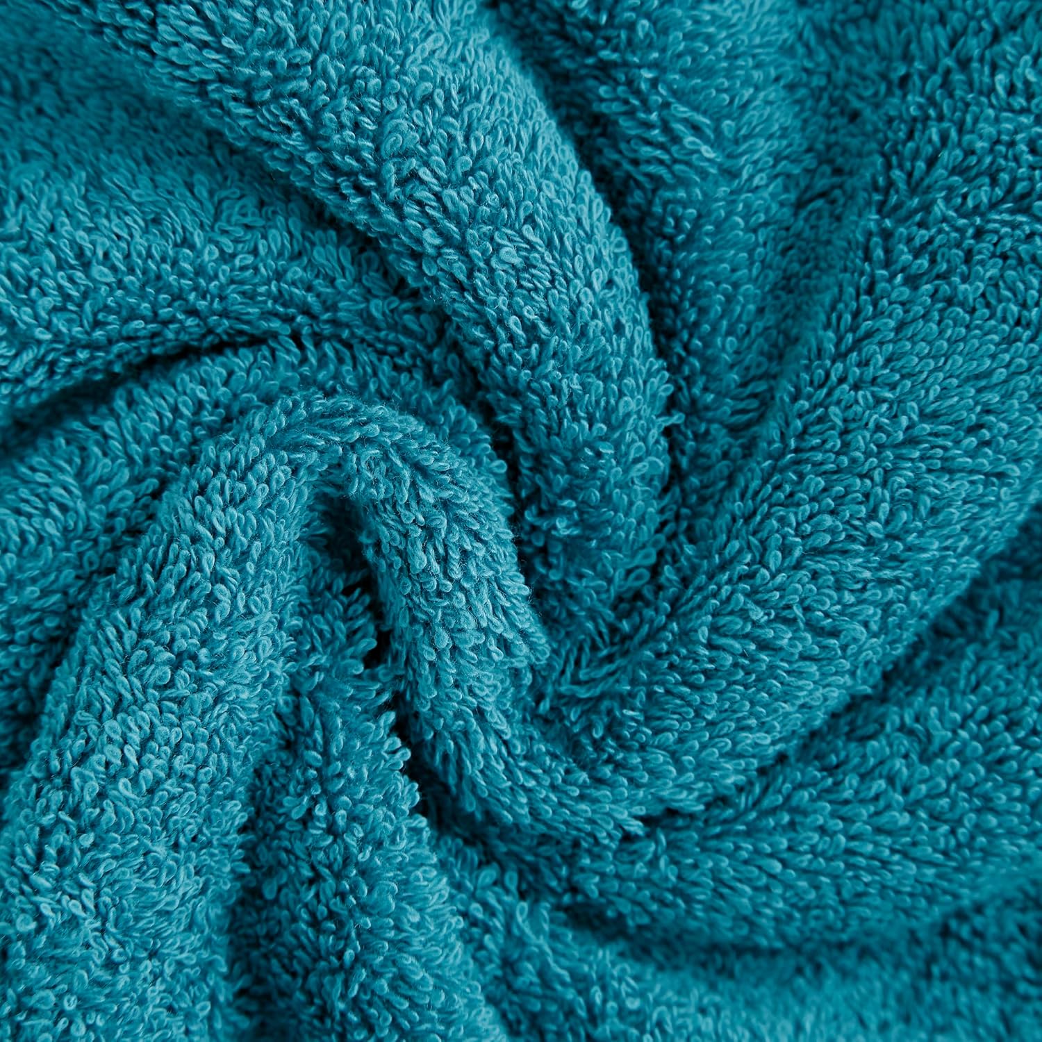 Samland Premium Cotton Washcloths 4-Pack Quick-Dry Face Towels Set-Blue - Image 5
