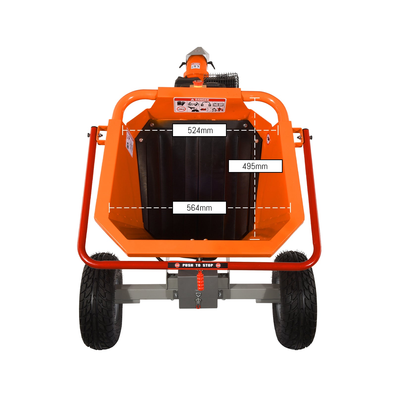 Samland 13.5hp B&S Gasoline Engine Tree Branch Wood Chipper Shredder (WC420BS) - Image 5