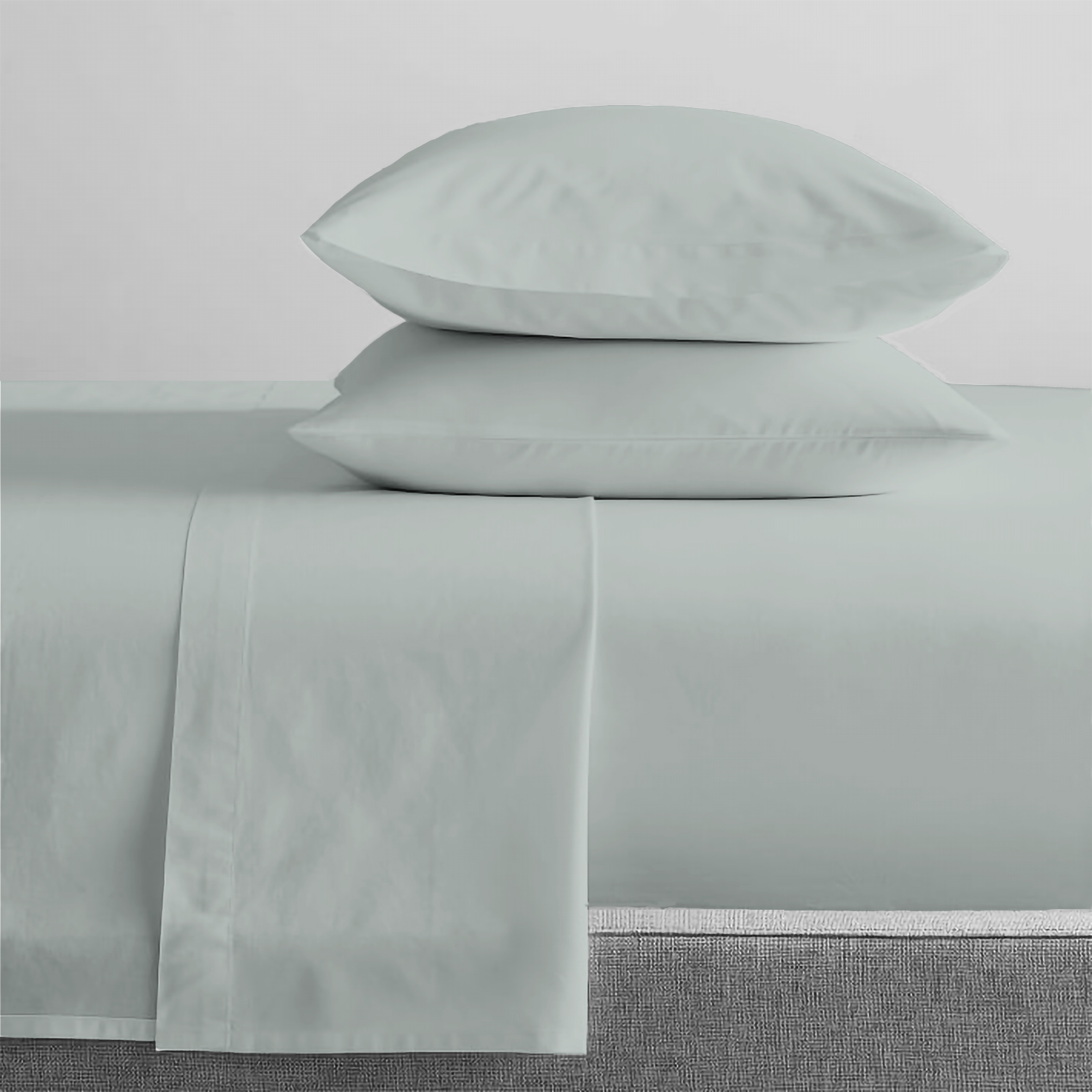 300 Thread Count 100 % Organic Cotton Sage Sheet Sets by Renee Taylor Queen - Image 1