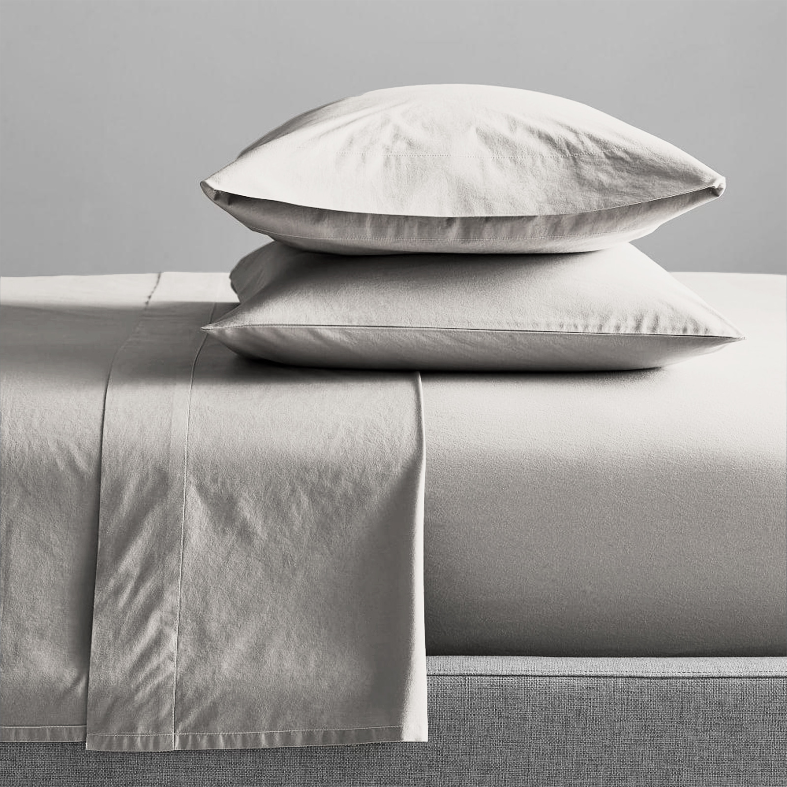 300 Thread Count 100 % Organic Cotton Moonbeam Sheet Sets by Renee Taylor Split King - Image 1