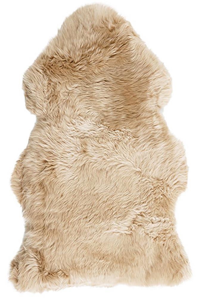 Natural New Zealand Sheep Skin Champag by Rug Culture - 105X70CM - RECTANGLE - Image 1