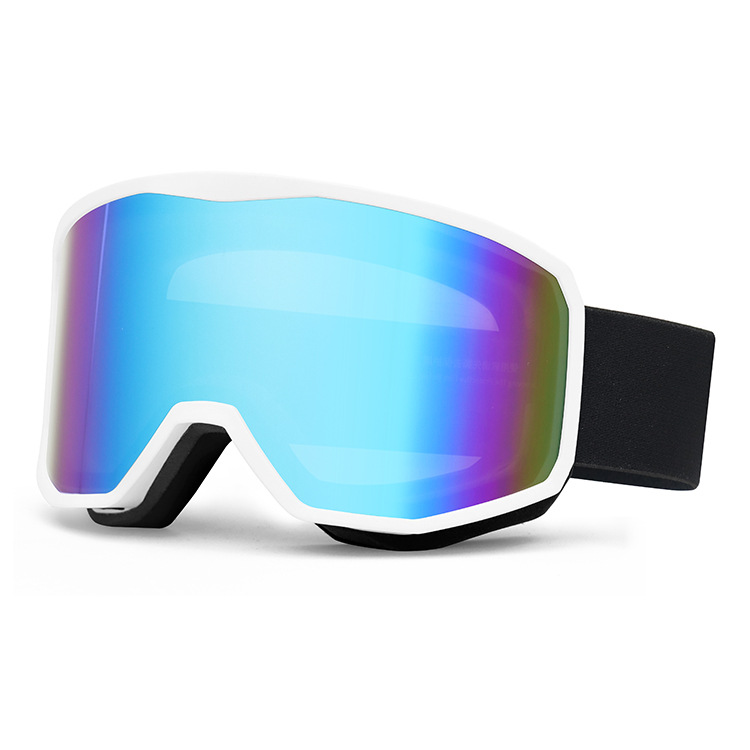 Outdoor sports products ,Winter skiing anti UV card myopia cylindrical double-layer anti fog skiing goggles - Image 1