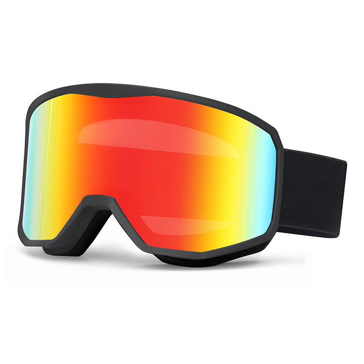 Outdoor sports products ,Winter skiing anti UV card myopia cylindrical double-layer anti fog skiing goggles - Image 1