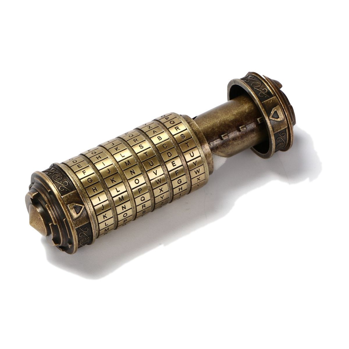 Da Vinci Code, Lock Cylinder, Puzzle, Gift, Valentine's Day Gift, Christmas Gift, Birthday Gift, Australian Puzzle, Brain Teaser, Code Breaking - Black - Size L - Image 7