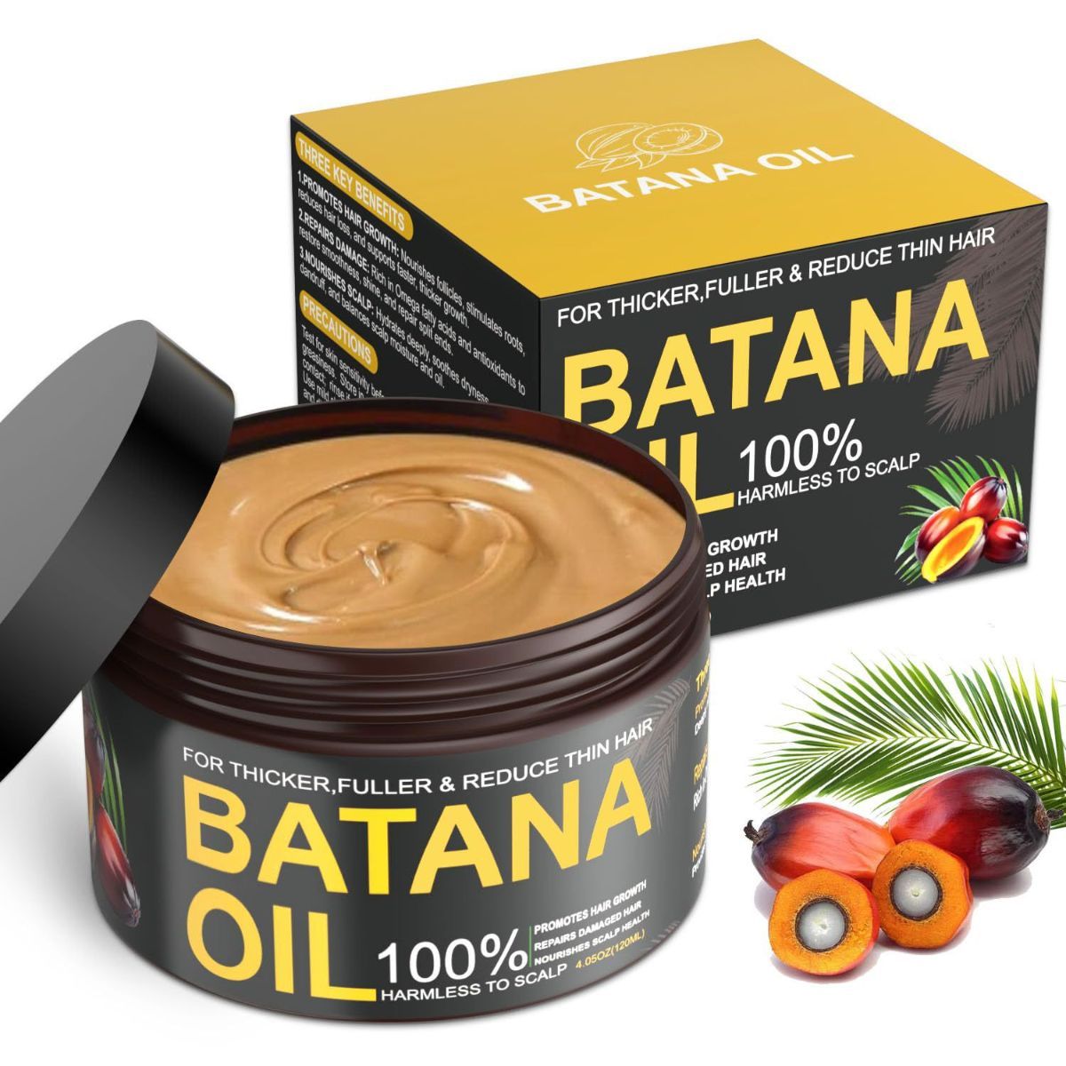 natural hair mask, soft hair, smooth hair, strengthen hair roots, stimulate hair follicles, treat dry scalp, repair split ends, promote hair growth, hair thickness, healthy hair, Australian hair care - Yellow - Size 120ml-2pcs - Image 1