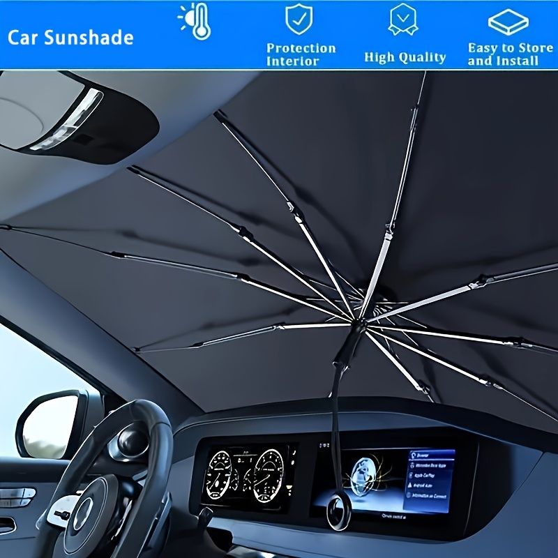 car sunshade,UV protection,car interior protector,Australian summer,windshield shade,heat blocker,emergency sun shield,car cooling accessory - Image 1