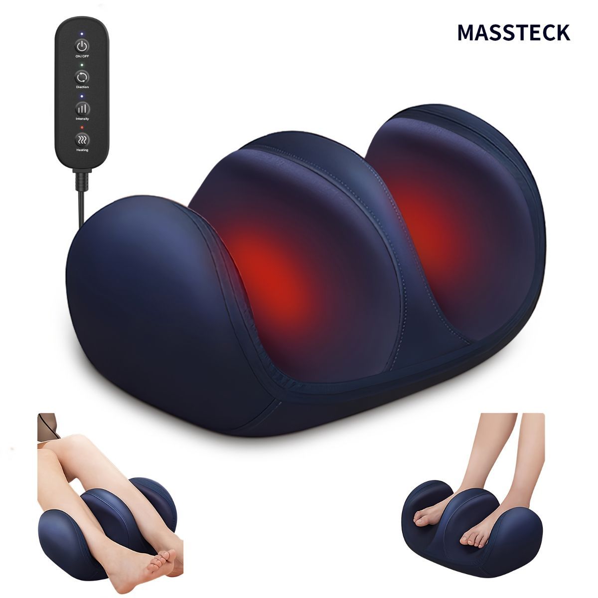 Foot Massager Heating Massager Multiple Modes 20 Massage Heads Foot Massage - Navy - Size Australian - standard - Image 1