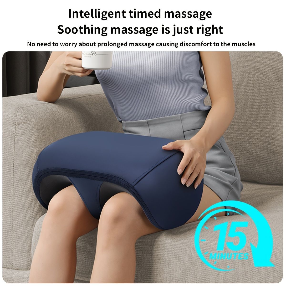 Foot Massager Heating Massager Multiple Modes 20 Massage Heads Foot Massage - Navy - Size Australian - standard - Image 7
