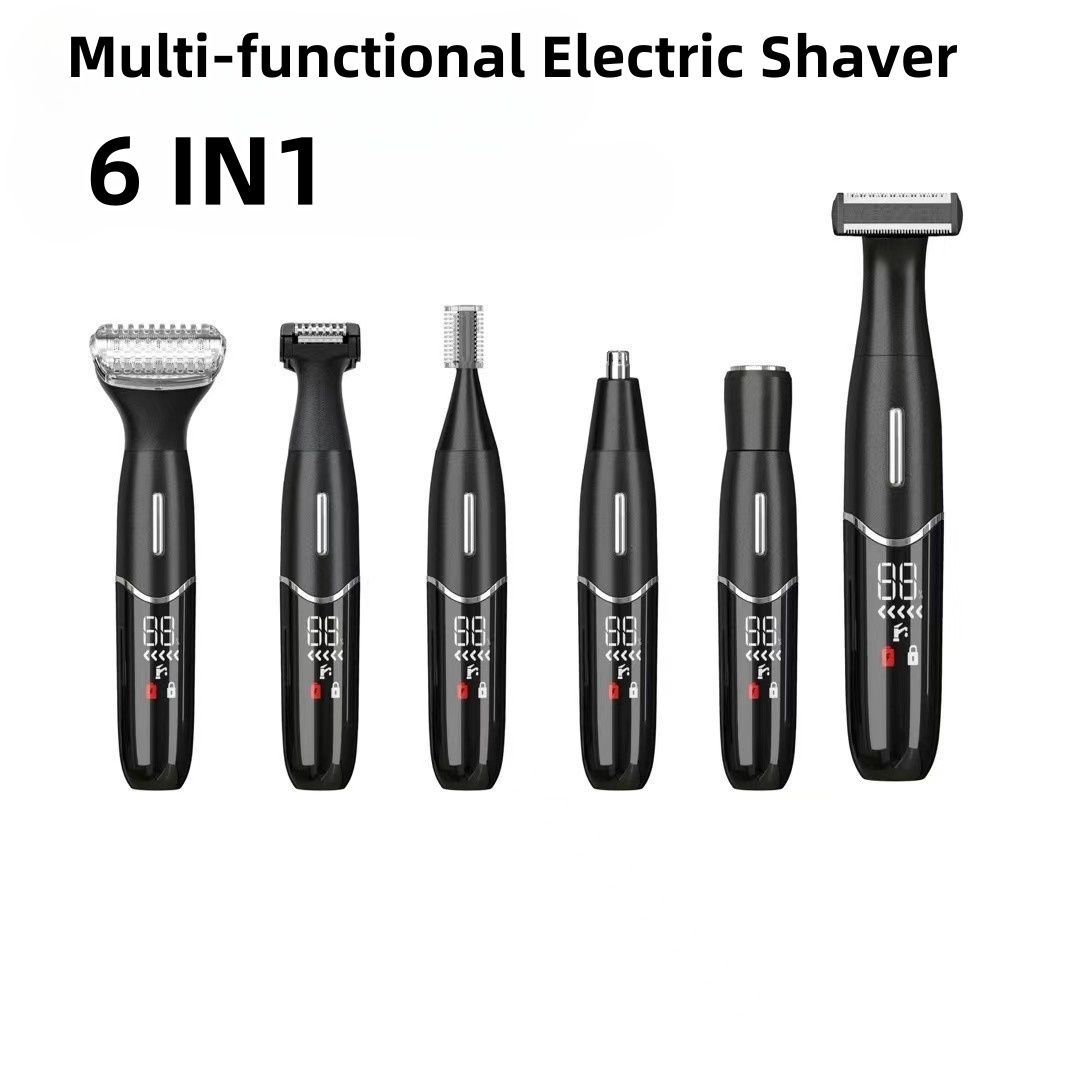 Women'S Hair Remover 7-In-1 Hair Remover Body Hair Removal Facial Hair Removal - Black - Size SET - Image 3