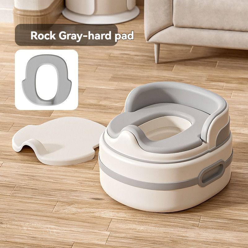 children's toilet, multifunctional potty, kids bathroom accessory, toilet training aid, Zibang children's toilet, toddler potty, Australian potty training - Gray - Size Hard seat cushion - Image 1