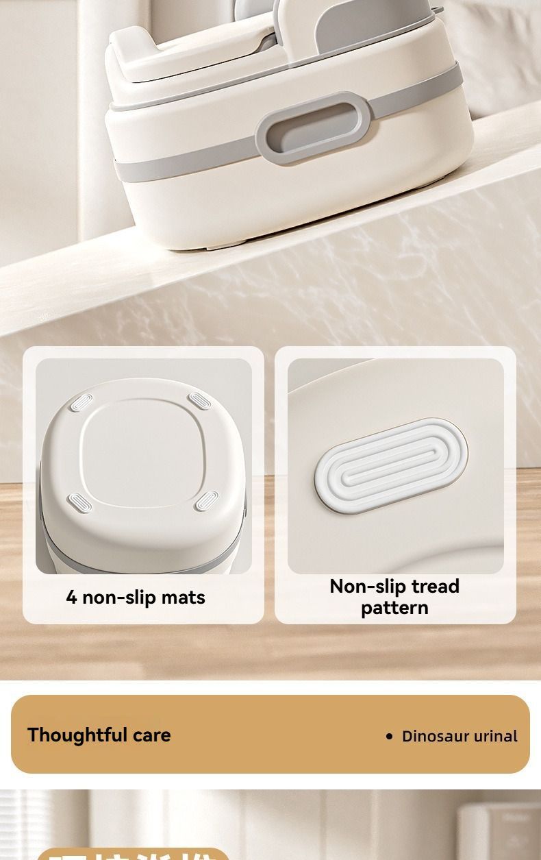 children's toilet, multifunctional potty, kids bathroom accessory, toilet training aid, Zibang children's toilet, toddler potty, Australian potty training - Gray - Size Hard seat cushion - Image 5