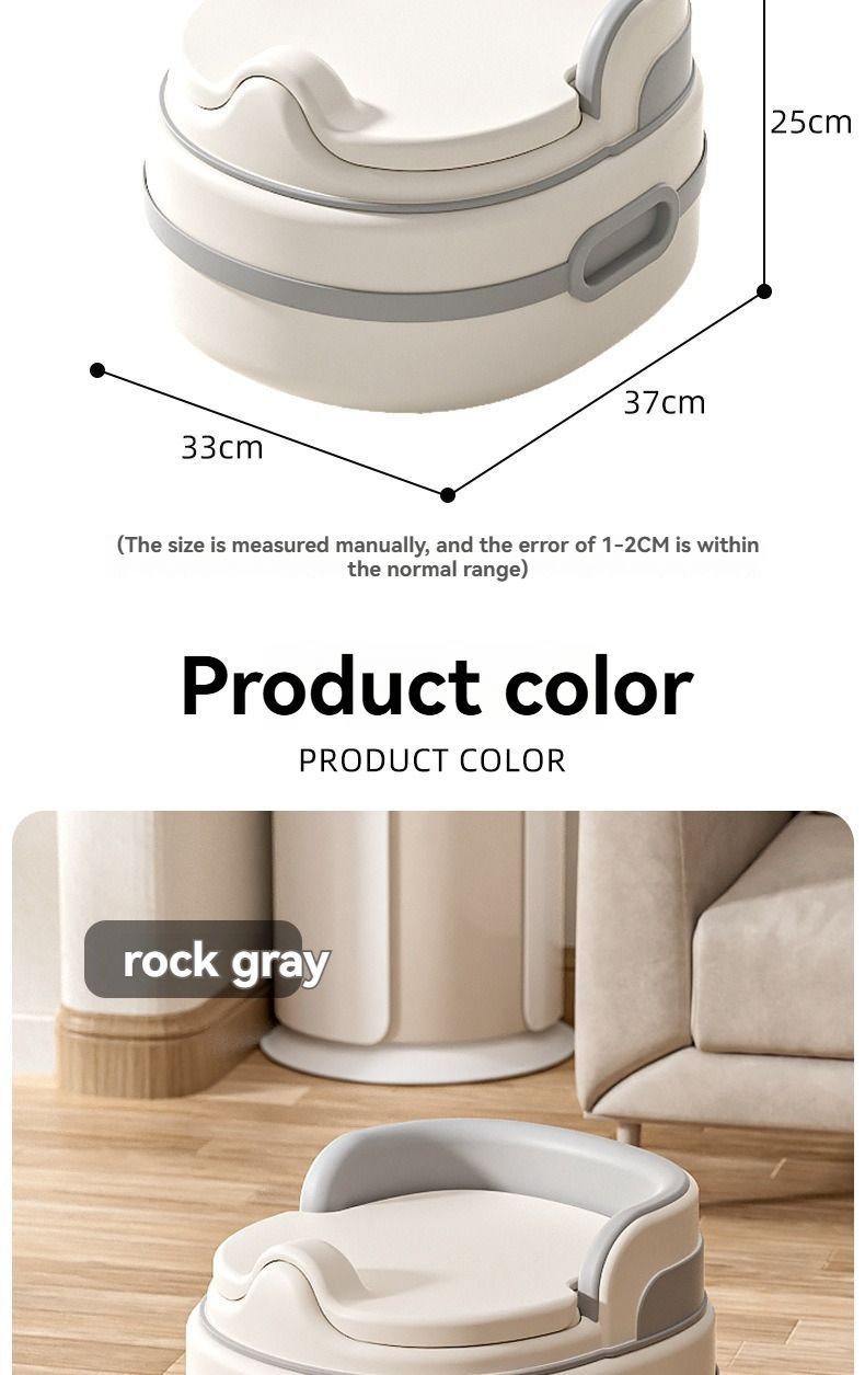 children's toilet, multifunctional potty, kids bathroom accessory, toilet training aid, Zibang children's toilet, toddler potty, Australian potty training - Gray - Size Soft cushion - Image 4