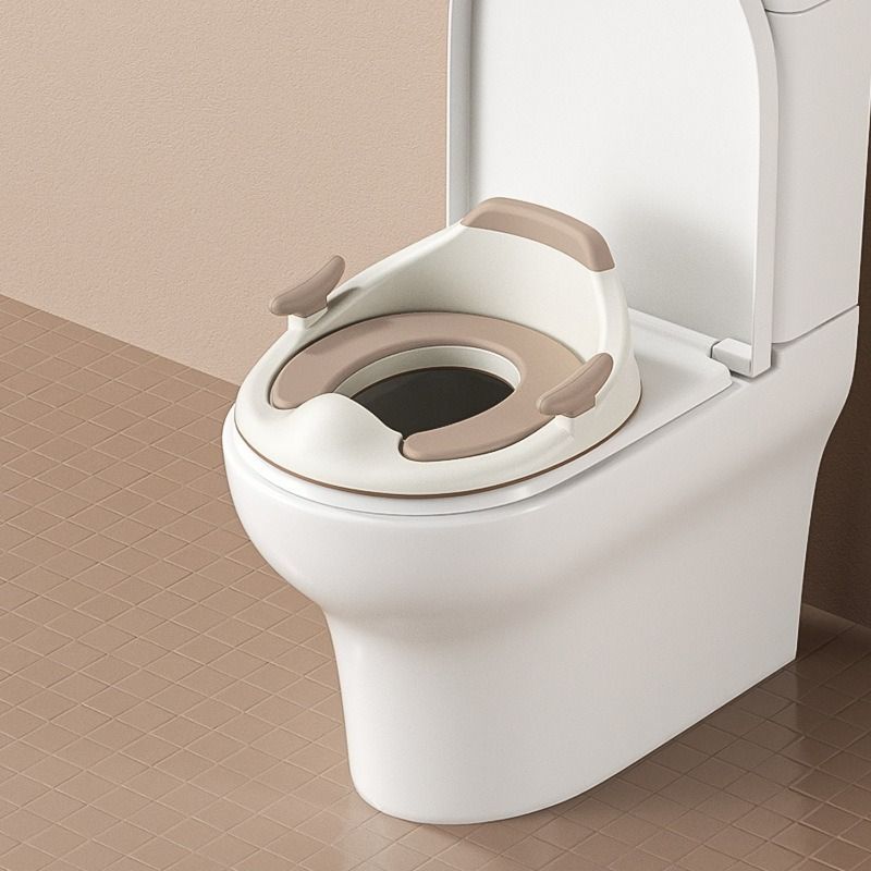 baby portable toilet seat, potty training, no installation, splash proof, hanging storage, travel potty seat, toddler toilet training seat - Gray - Size Soft cushion - Image 5