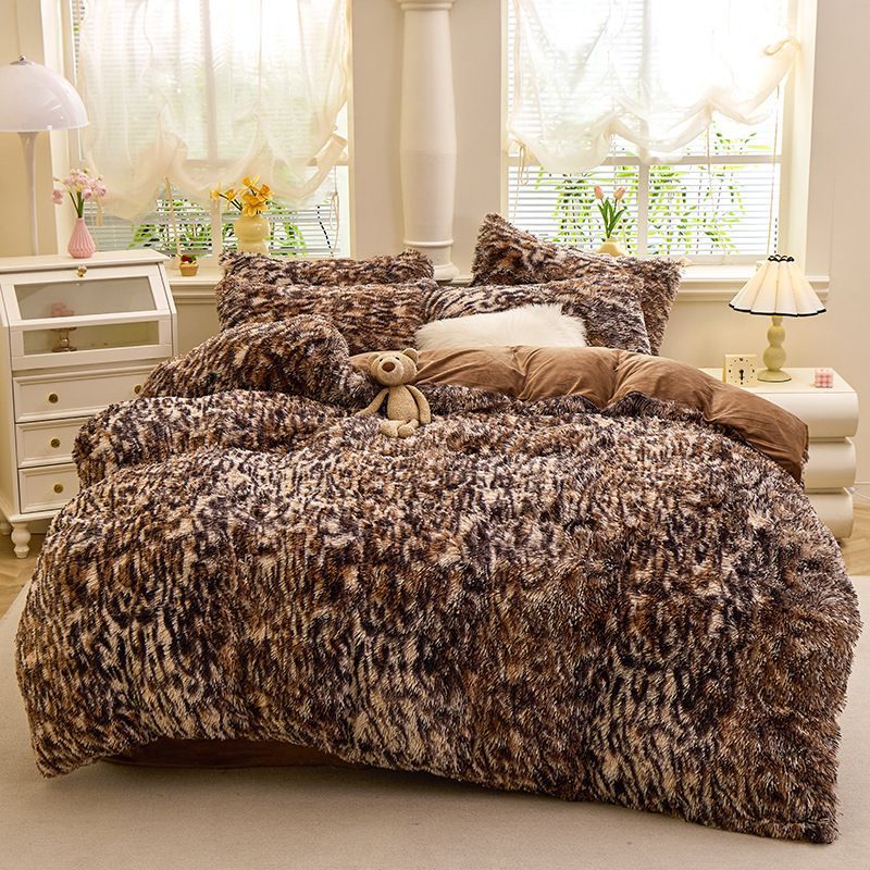Tie-Dye Bedding Set Three-Piece Bedding Set Soft Bedding Trendy Bedding Home - Gray - Size 200*240cm - Image 8