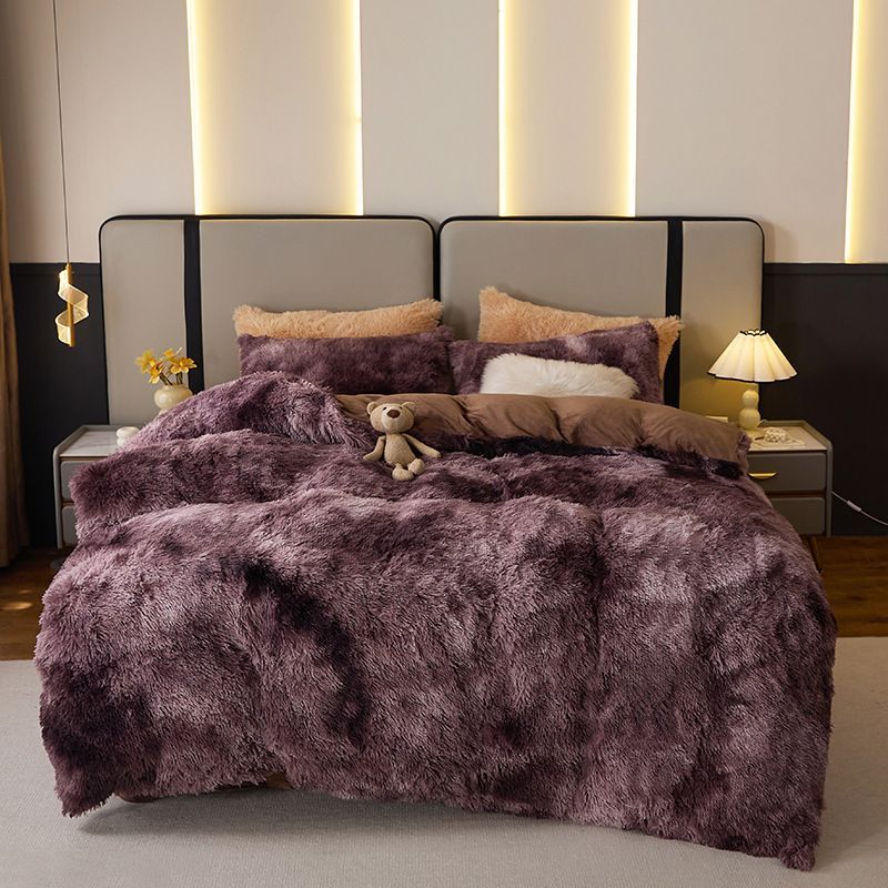 Tie-Dye Bedding Set Three-Piece Bedding Set Soft Bedding Trendy Bedding Home - Starry - sky Blue - Size 200*240cm - Image 6