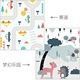 double-sided cartoon mat, folding mat, 2cm living room mat, game mat, odor-free mat, children play mat, foam mat, floor mat Australia - Spraying - water Little Elephant - Size 180-200cm - Image 3