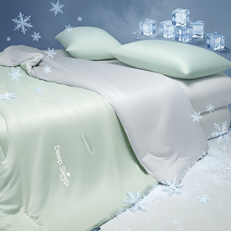 Deep Sleep Quilt Temperature Regulating Quilt Luxury Bedding Australia - Cold Mist Gray - Size 200*230cm - Image 7