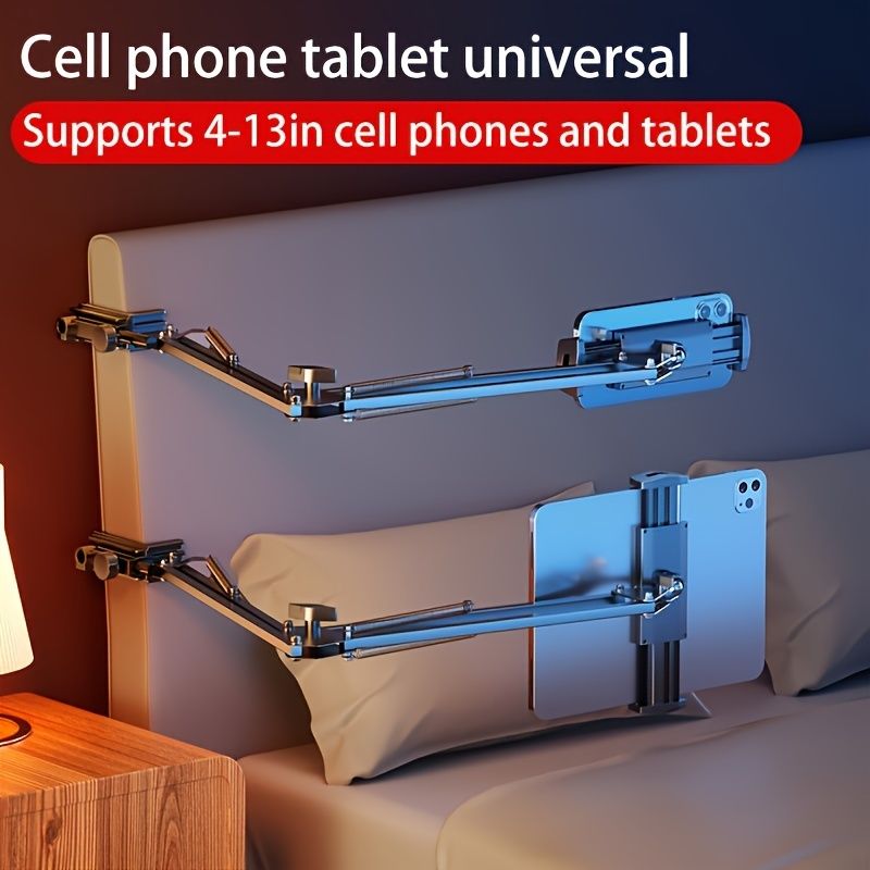BLACK pure titanium tablet mount, flexible tablet arm stand, heavy duty tablet holder, home office desk accessory, bedside tablet stand, Australia tablet mount, hands-free tablet arm - Image 6