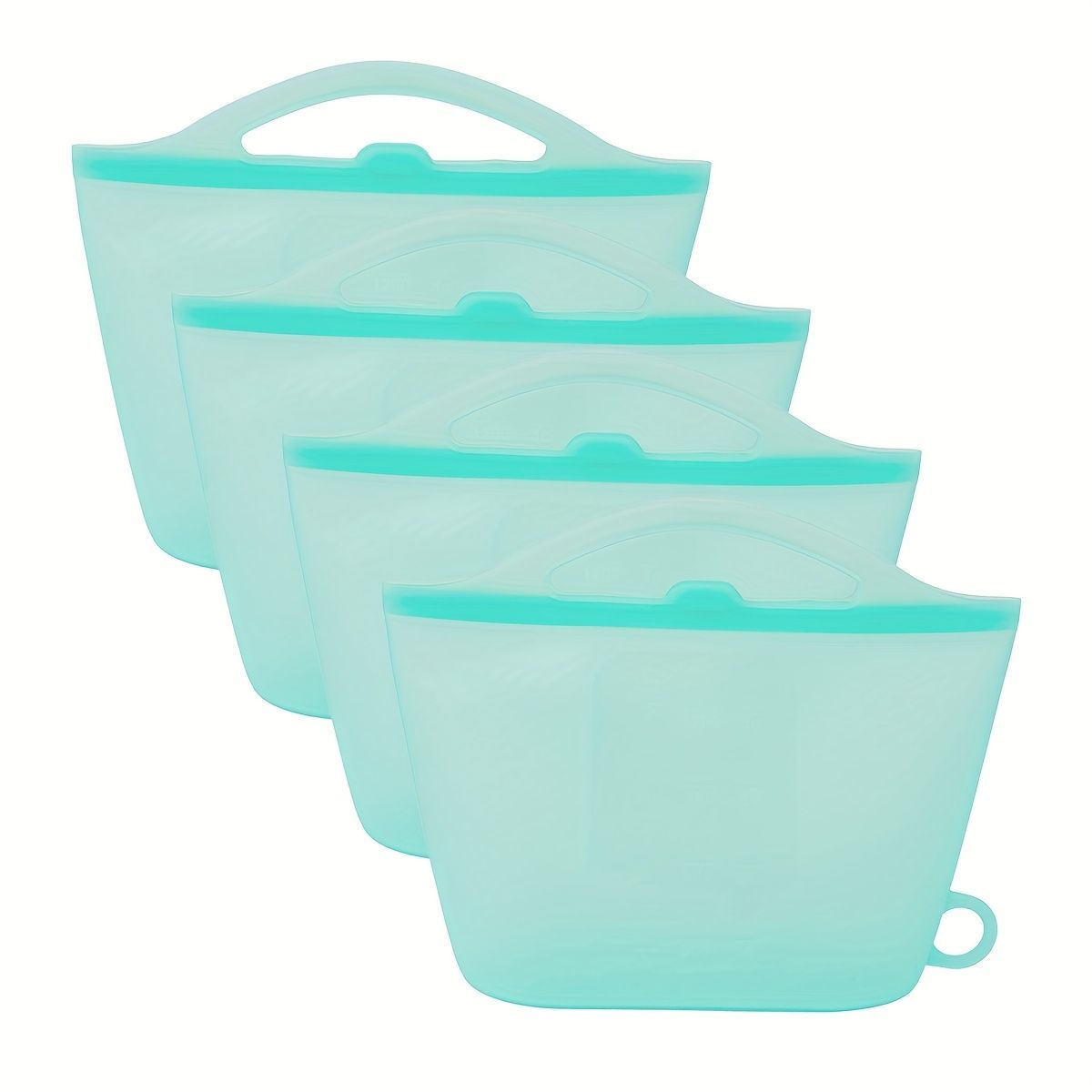 food-grade silicone, sealing strips, leak-proof, airtight seal, silicone lid covers, reusable food storage, Australian kitchen, dishwasher safe, non-toxic, temperature resistant, fridge organisation, travel storage, office lunchbox - Orange - Size 1200ml- - Image 7