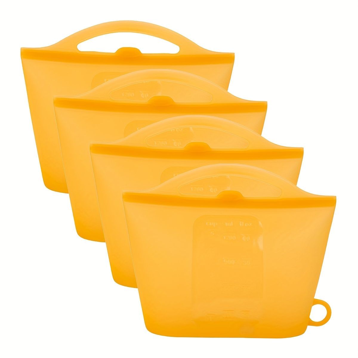 food-grade silicone, sealing strips, leak-proof, airtight seal, silicone lid covers, reusable food storage, Australian kitchen, dishwasher safe, non-toxic, temperature resistant, fridge organisation, travel storage, office lunchbox - White - Size 1200ml-4 - Image 8