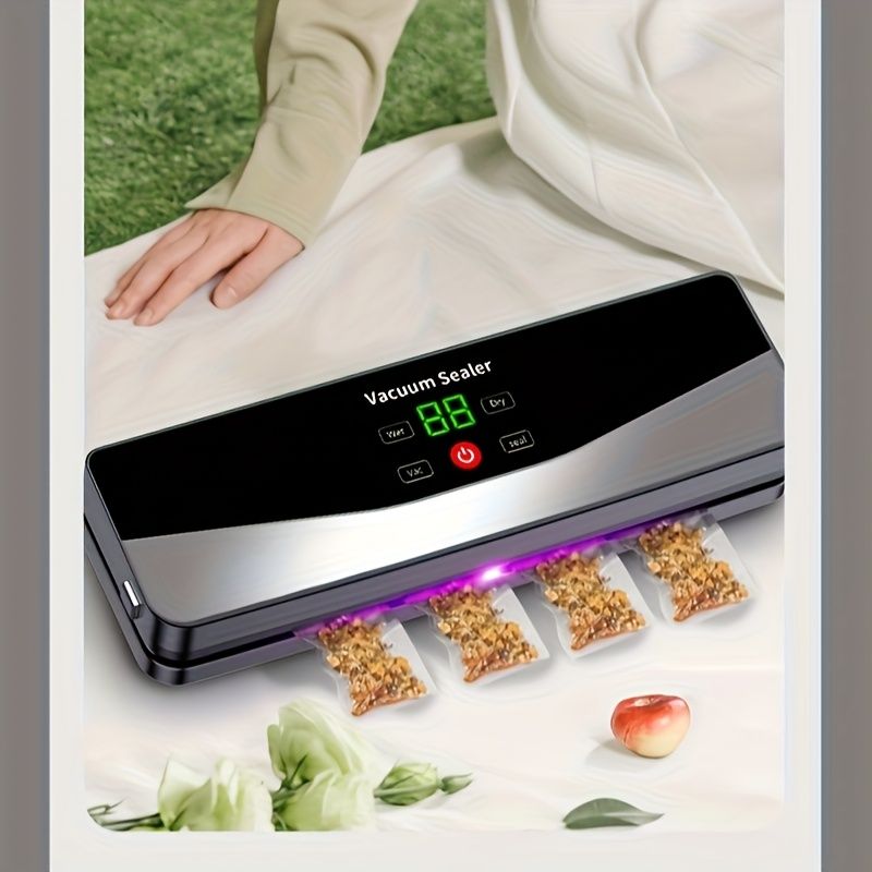wireless vacuum sealer, portable vacuum sealer, chargeable vacuum sealer, Japanese technology vacuum sealer, food storage vacuum sealer, cordless food sealer, kitchen gadget Australia - Image 5