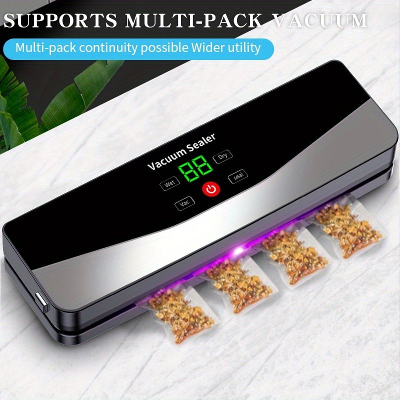 wireless vacuum sealer, portable vacuum sealer, chargeable vacuum sealer, Japanese technology vacuum sealer, food storage vacuum sealer, cordless food sealer, kitchen gadget Australia - Image 6