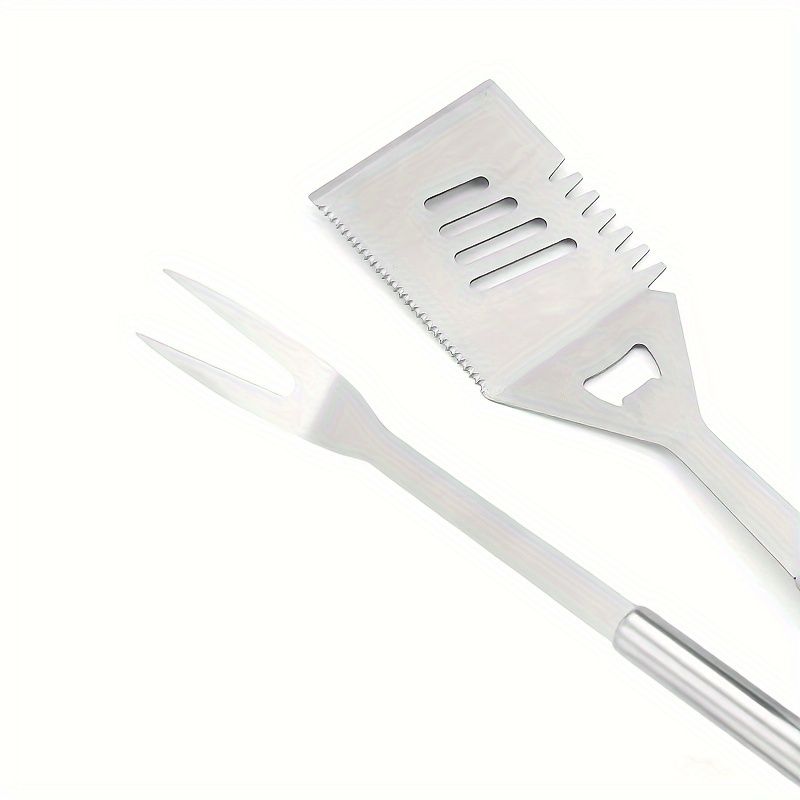 stainless steel BBQ tool set, BBQ utensils, outdoor grilling tools, Australian BBQ set, durable BBQ tools - Image 1