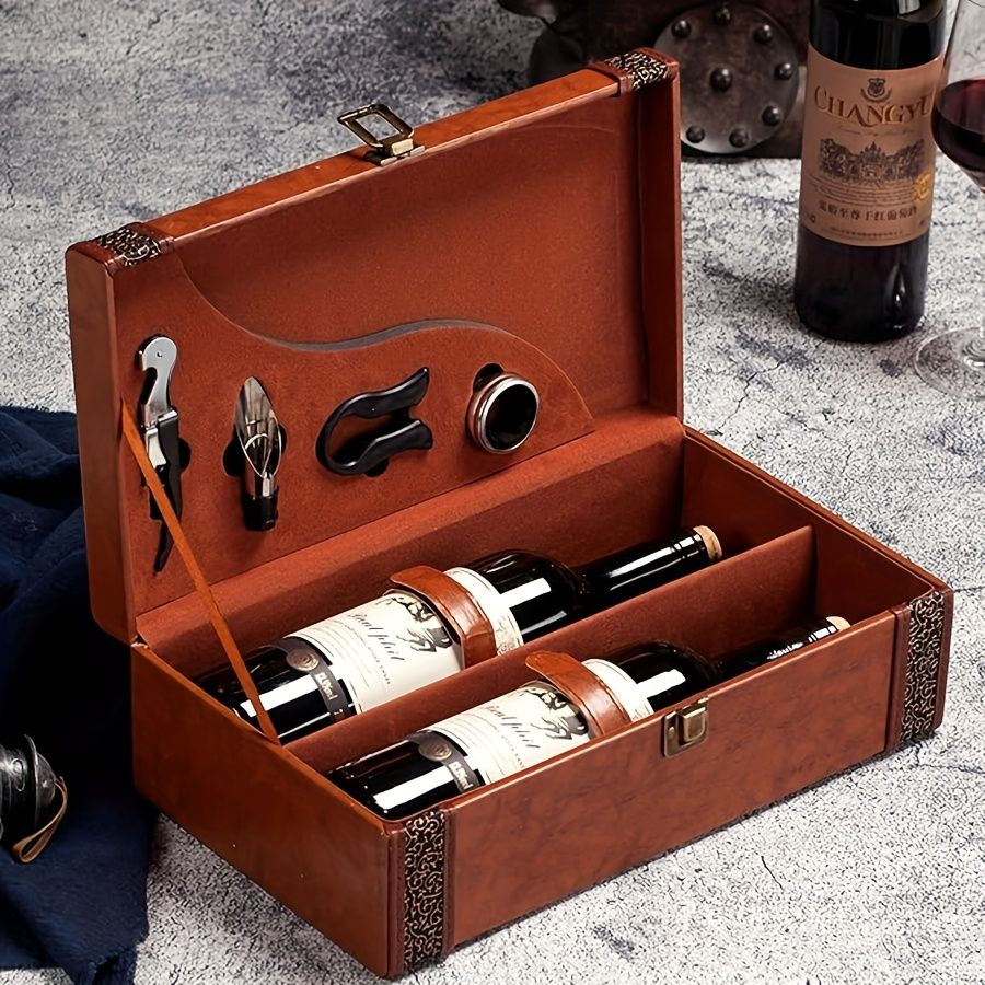 Red wine gift box, wine accessories, personalized wine box, custom text wine box, wine cooling barrels, Australia wine gift - Image 8