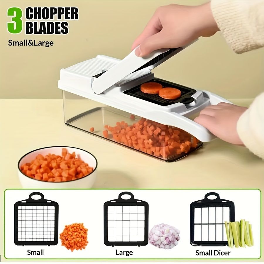 vegetable chopper, multi-function kitchen tool, high quality vegetable cutter, time-saving food prep, Australian kitchen gadget, veggie chopper - Image 2