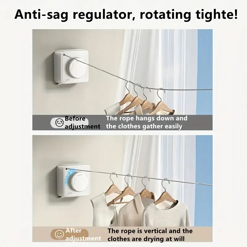 wall-mounted clothes hanger, adjustable hanger, laundry hanger, home organization, high-quality hanger, space saving hanger, wall clothes rail, Australian home, coat hanger wall mount - Image 3