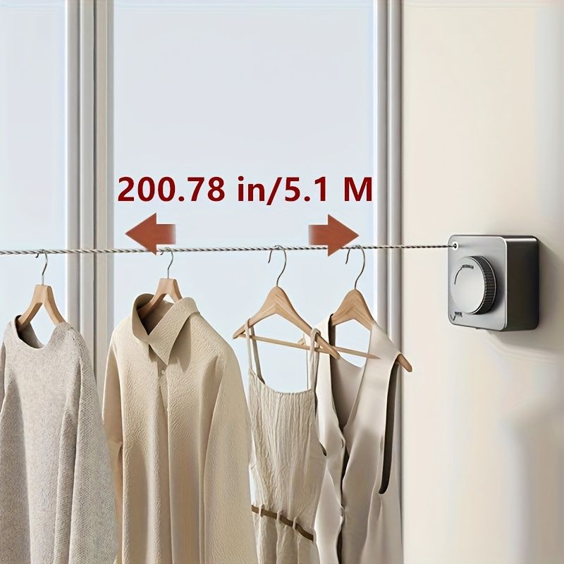 wall-mounted clothes hanger, adjustable hanger, laundry hanger, home organization, high-quality hanger, space saving hanger, wall clothes rail, Australian home, coat hanger wall mount - Image 8