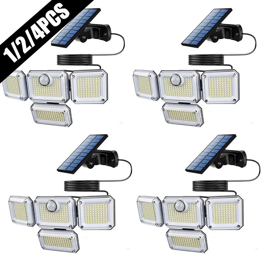 solar outdoor light, motion sensor wall light, waterproof led light, rotatable solar panel, Australian outdoor lighting, energy saving garden light, dusk to dawn light - White light - Size 1PCS - Image 2