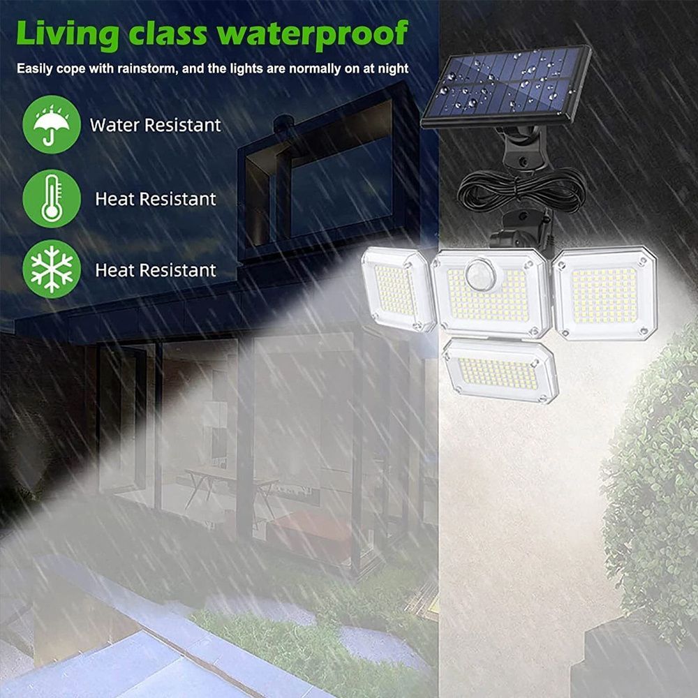 solar outdoor light, motion sensor wall light, waterproof led light, rotatable solar panel, Australian outdoor lighting, energy saving garden light, dusk to dawn light - White light - Size 2PCS - Image 8