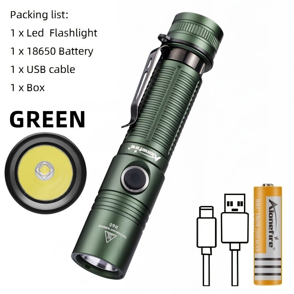 powerful flashlight, rechargeable flashlight, magnetic flashlight, outdoor lighting, long-range flashlight, 12W flashlight, camping light, work light, hands-free light - Black - Size 12W - Image 5